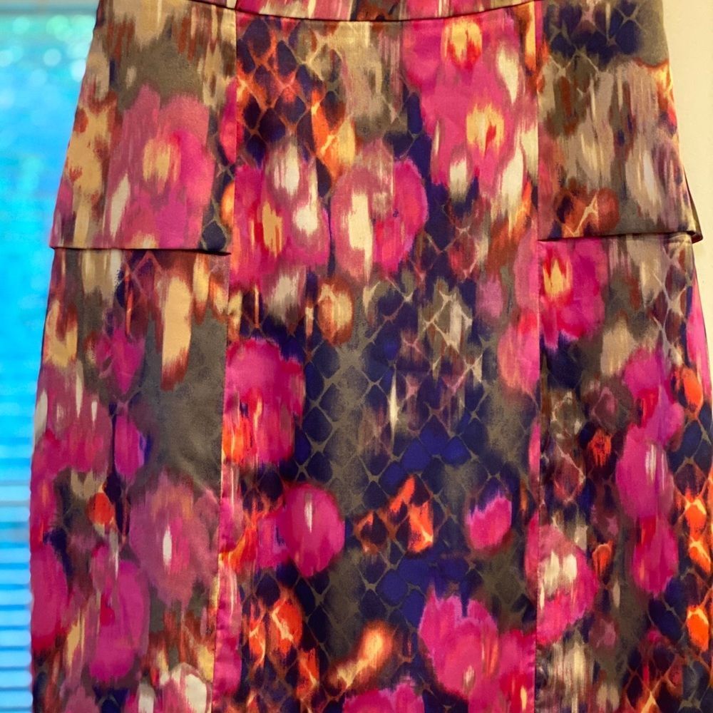 Elie Tahari Ombré Snakeprint Lydia Peplum Dress - Picture 8 of 9